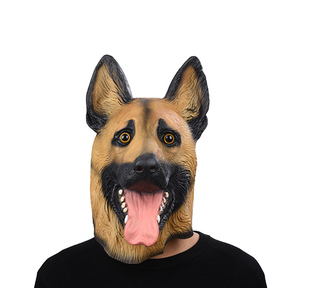 Halloween Masks Cartoon Man And Woman Horror Dance Adult Cos Latex Mask Caps Animal Police Dog Caps