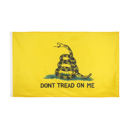 Yellow Snake Gadsden Flag Bunting Banner