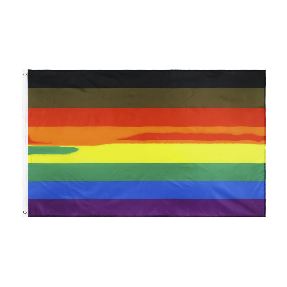 90x150cm 8-color Rainbow Flag Philadelphia Gay Flag