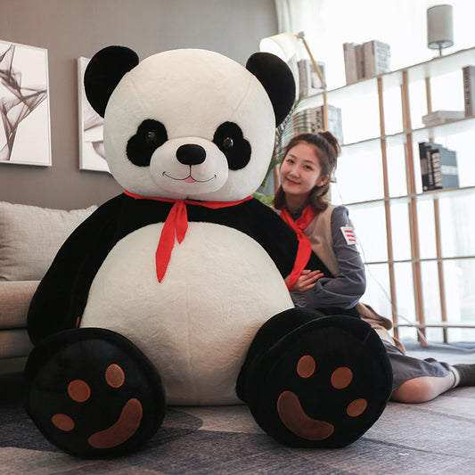 Cute panda plush toy doll