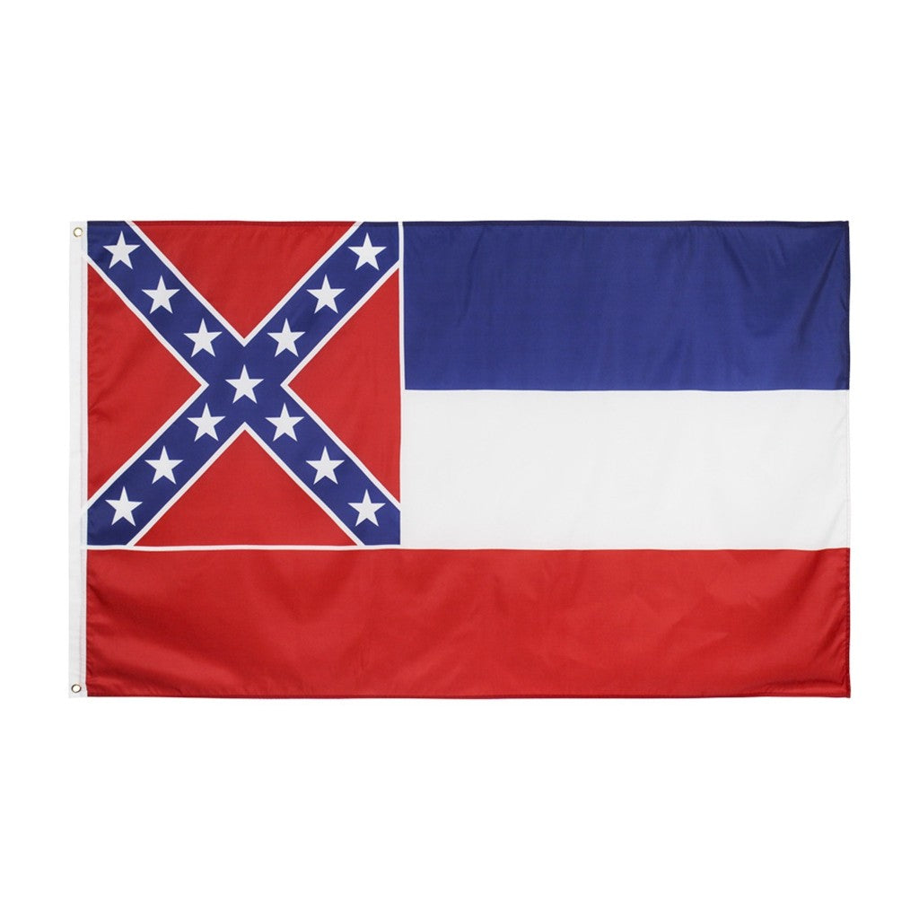 Mississippi State Flag, 3 x 5 Ft/90x150cm Strong and Long Lasting Flags