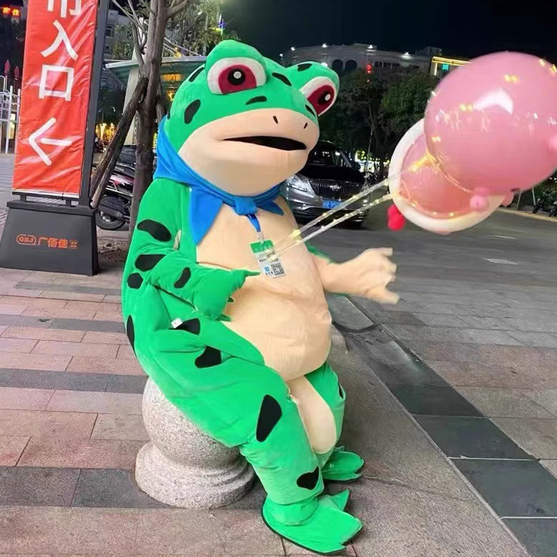 One-size Cartoon Frog Doll Inflatable Clothing
