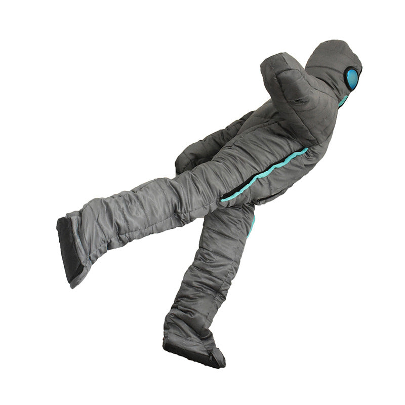 Alien Sleeping Bag Polyester Fiber Wearable Lazy Bag Comfortable Durable Sleeping Bag Funny Full Body Rest Bags Warm Hiking Tool